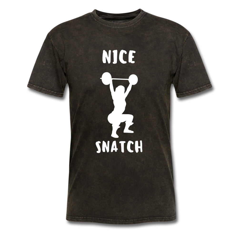 Nice Snatch Tee - mineral black