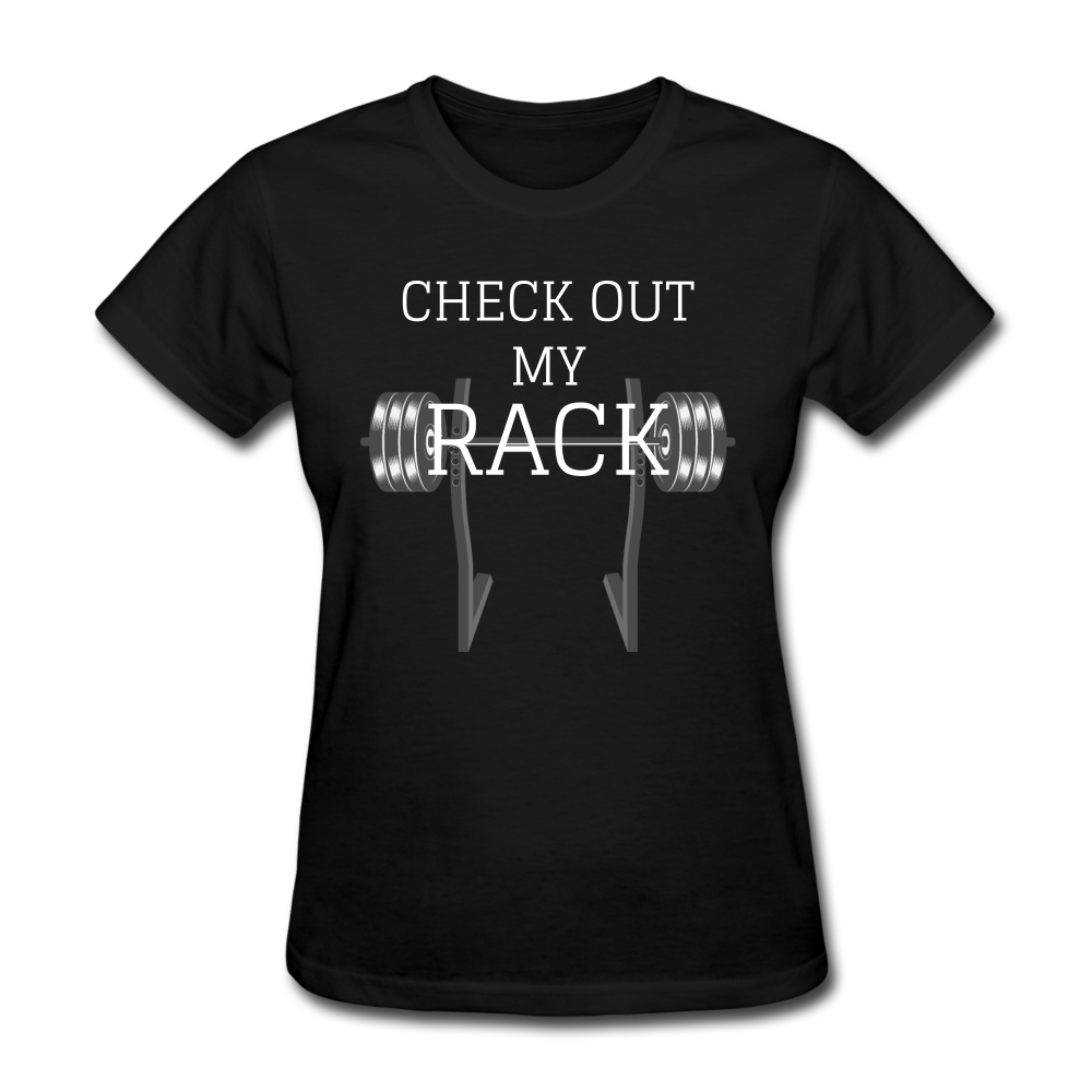 Check My Rack Women's Tee - black