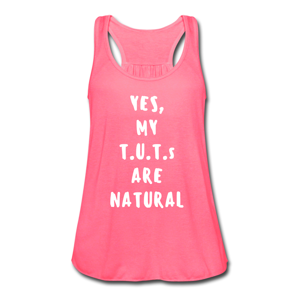 My TUTs Are Natural Women's Tank - neon pink